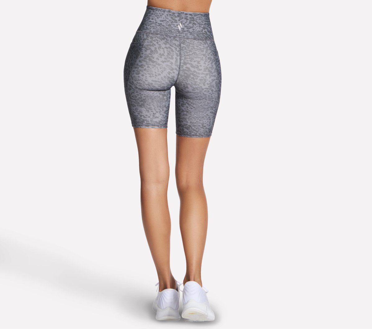 GO FLEX Printed High Waisted 8 Inch Bike Short - Image 2