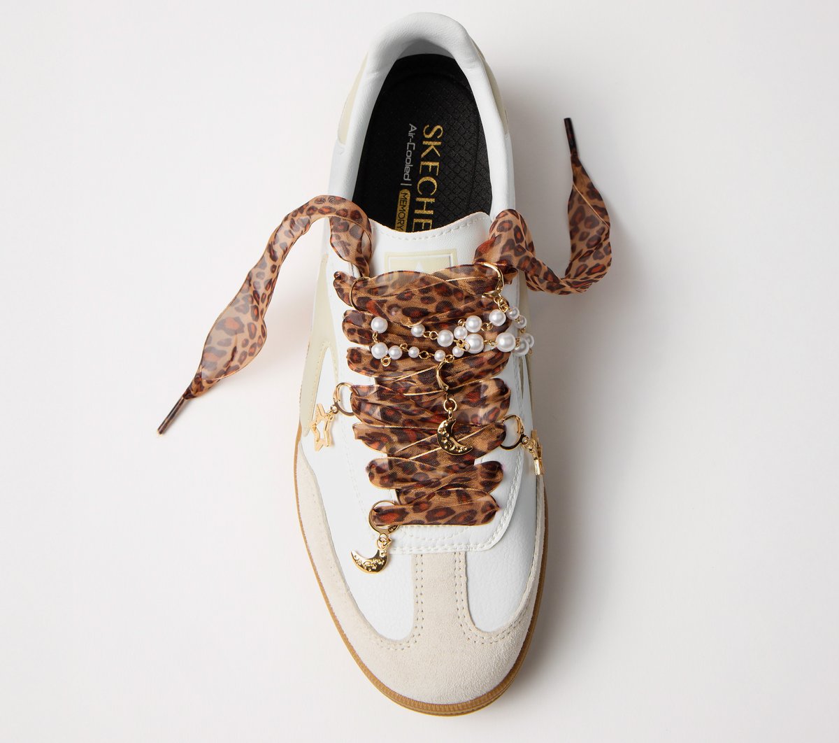 Shoelaces With Charm Set - Leopard - Image 2