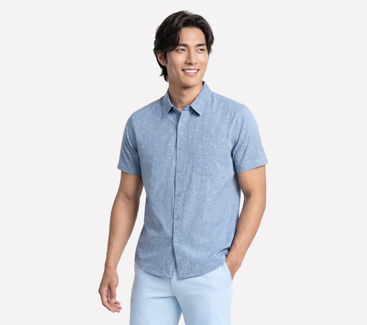The GO WALK Air Printed Short Sleeve Shirt - Image 3