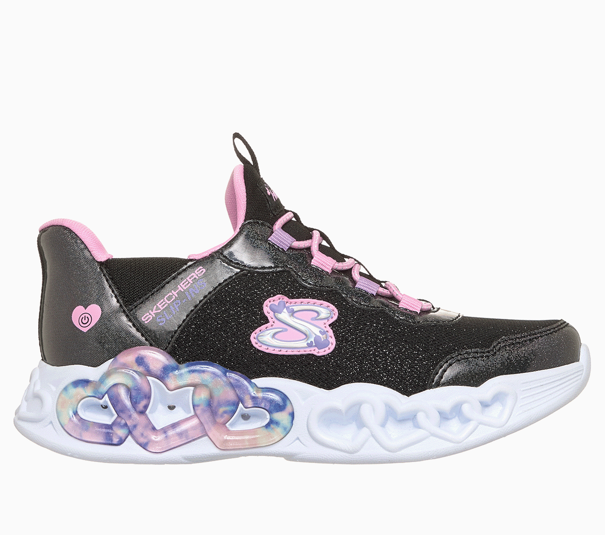Skechers Slip-ins: Infinite Heart Lights - Sparkle Heart