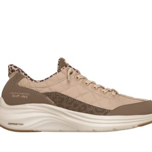 Skechers Slip-ins: Contour Foam - Cozy Fit Leopard Dream