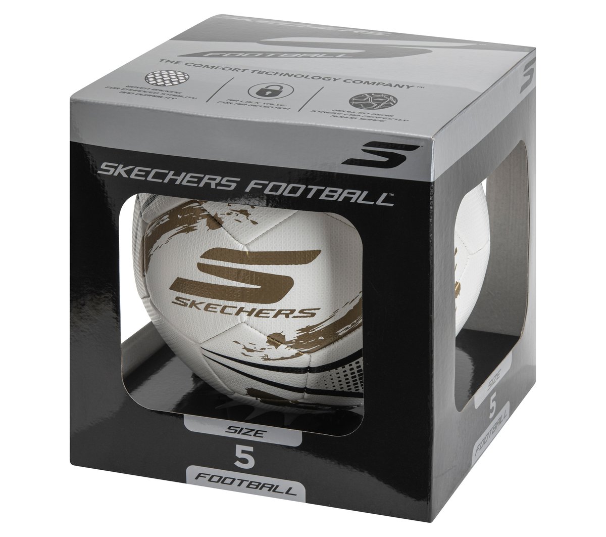 Hex Brushed Size 5 Soccer Ball - Image 5