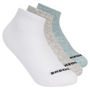 3 Pack Boys' Quarter Crew Cotton Socks