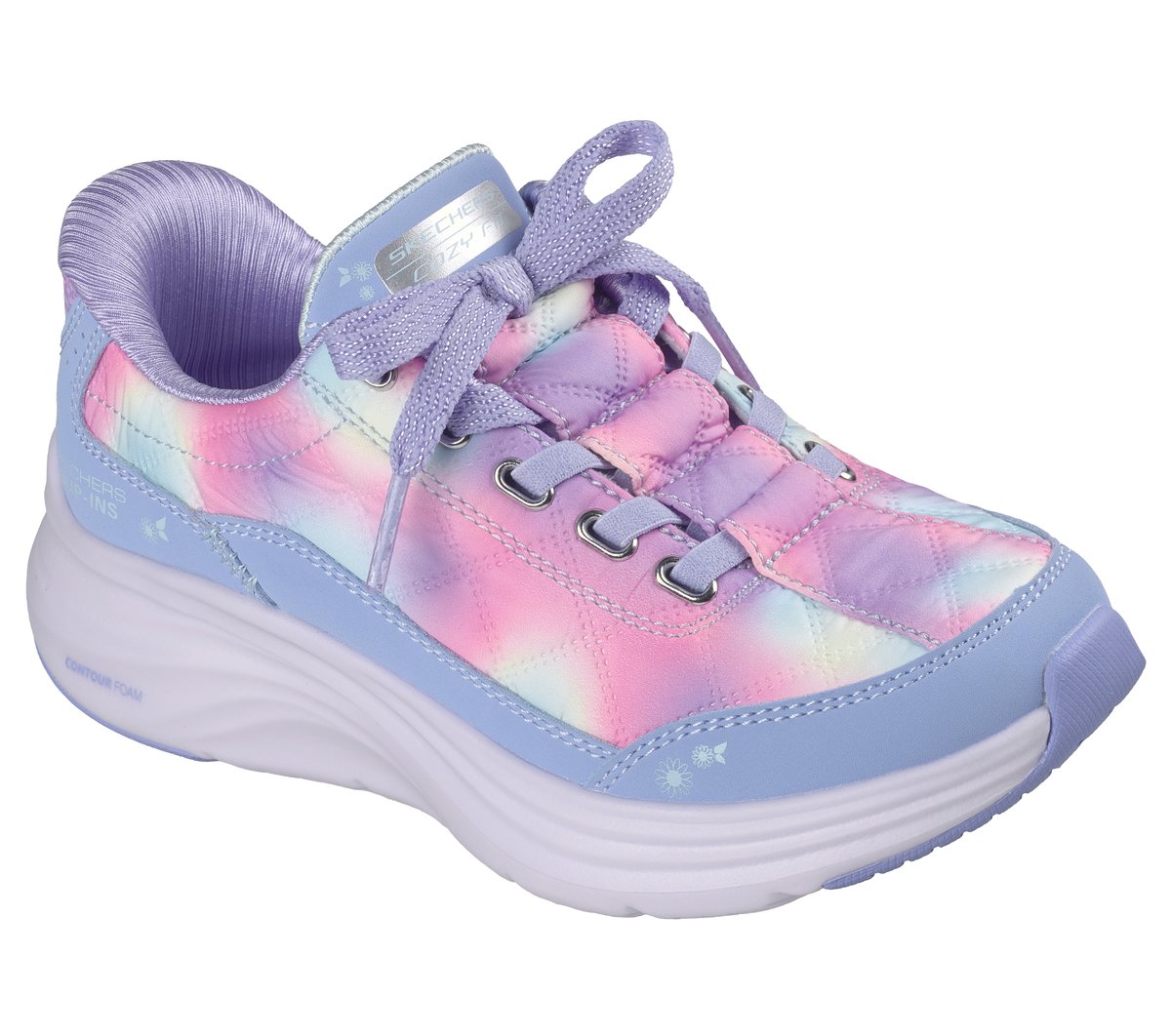Skechers Slip-ins: Contour Foam - Cozy Fit Rainbow Active - Image 4