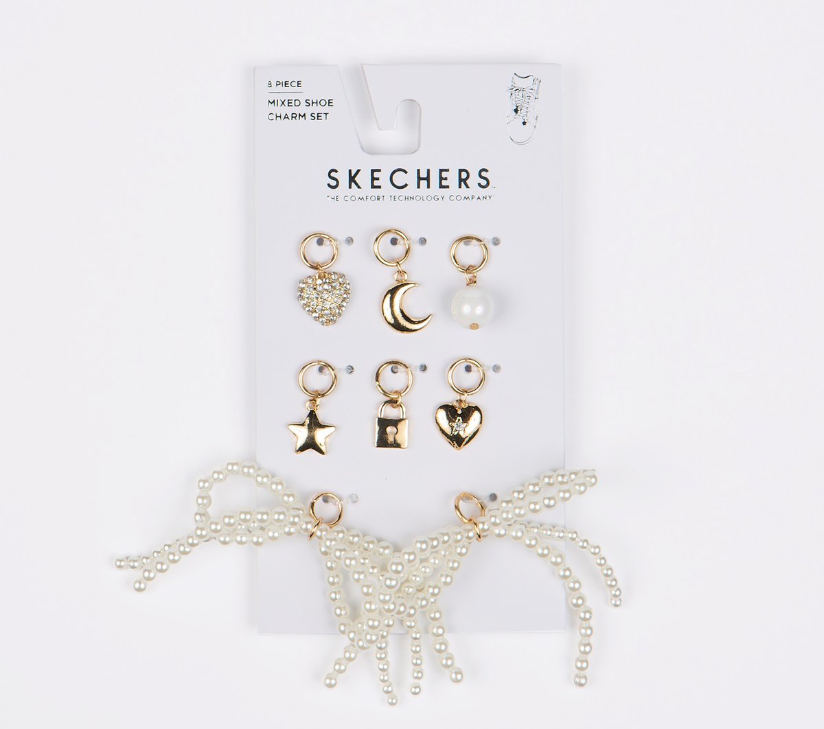 Shoelace Charm Set - Pearl