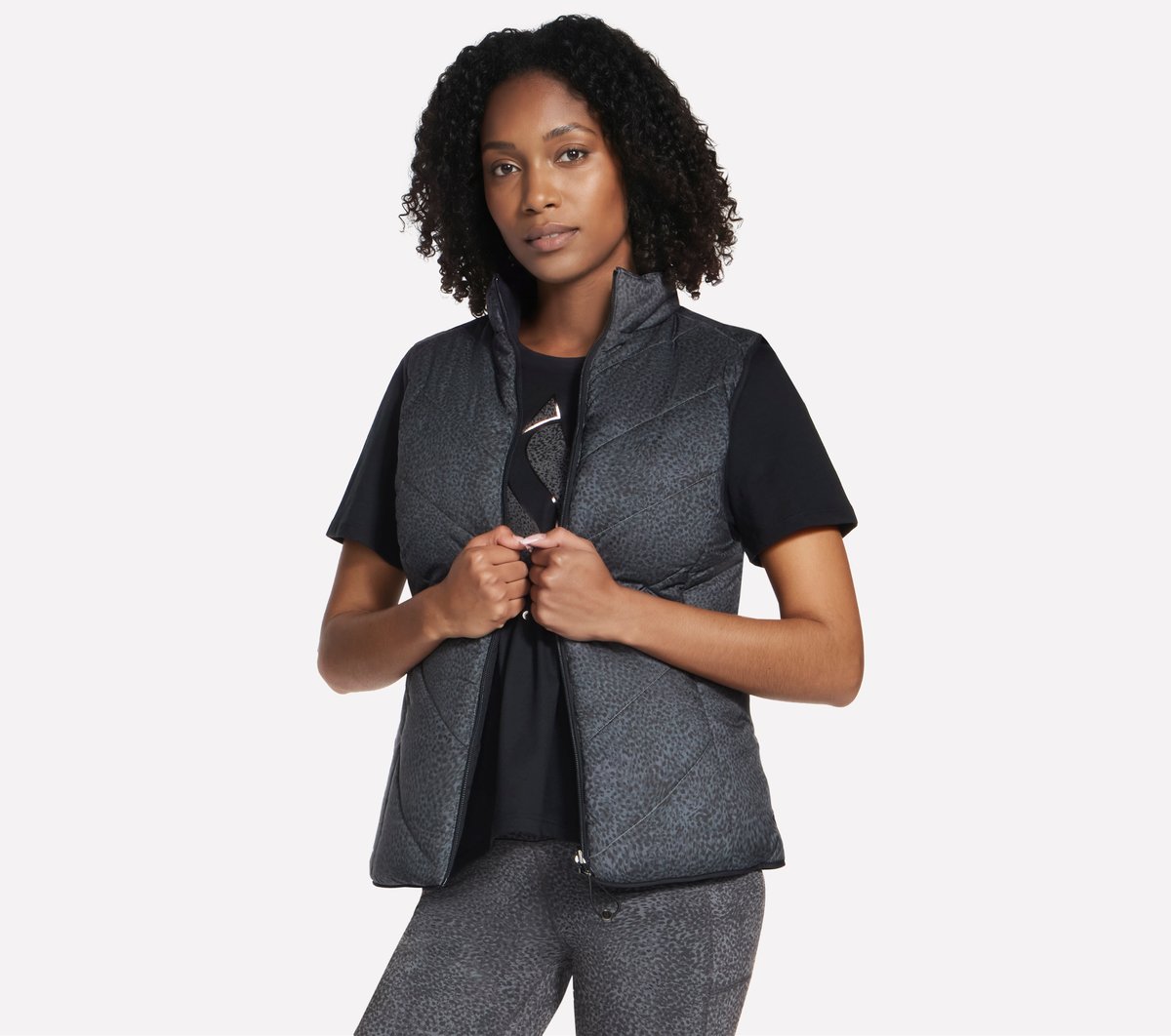 Cozy Fit Printed Vest