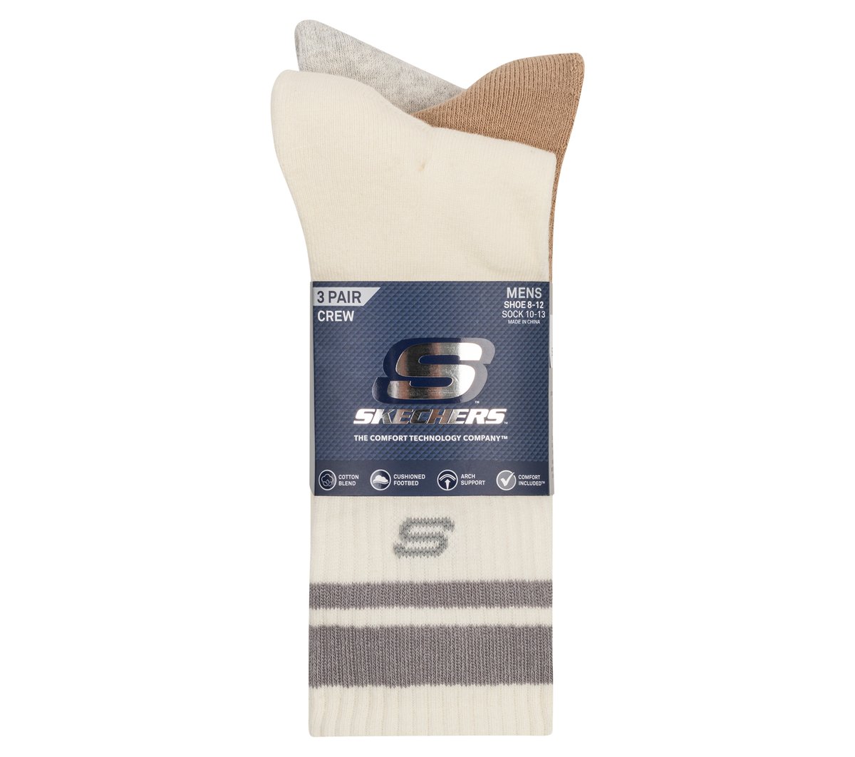3 Pack Men's Lifestyle Crew Socks - Image 2