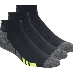 3 Pack Men's Half Terry Quarter Crew Socks