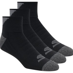 3 Pack Men's Half Terry Quarter Crew Socks