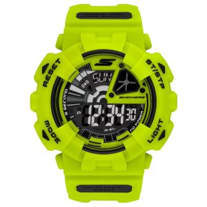 Digital Neon Green Watch