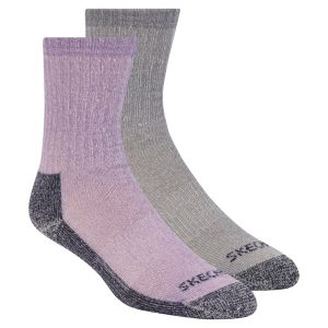 2 Pack Women's Crew Wool Socks