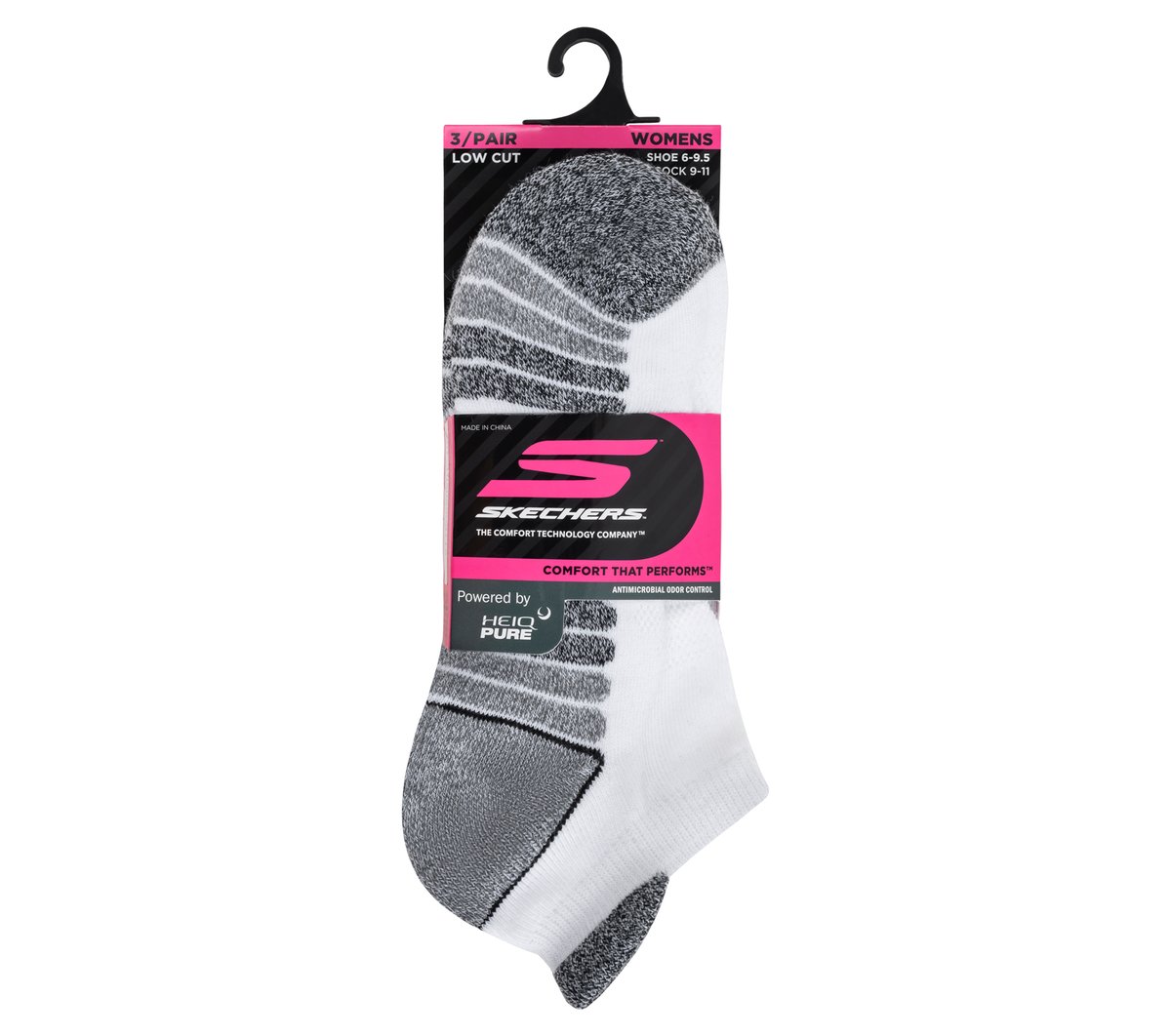 3 Pack Women's Half Terry Low Cut Socks - Image 2