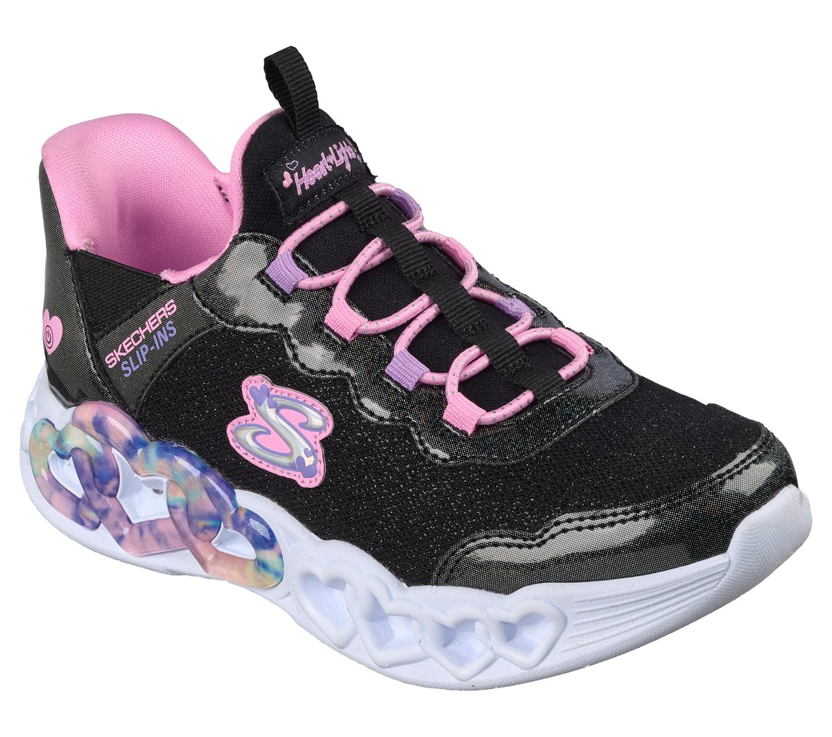 Skechers Slip-ins: Infinite Heart Lights - Sparkle Heart - Image 4