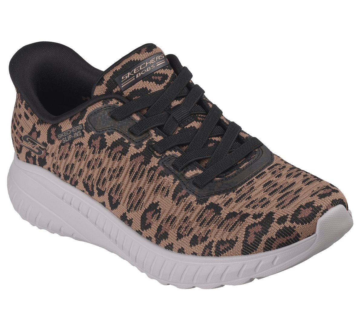 Skechers Slip-ins: BOBS Sport Squad Chaos - Leopard Lush - Image 4
