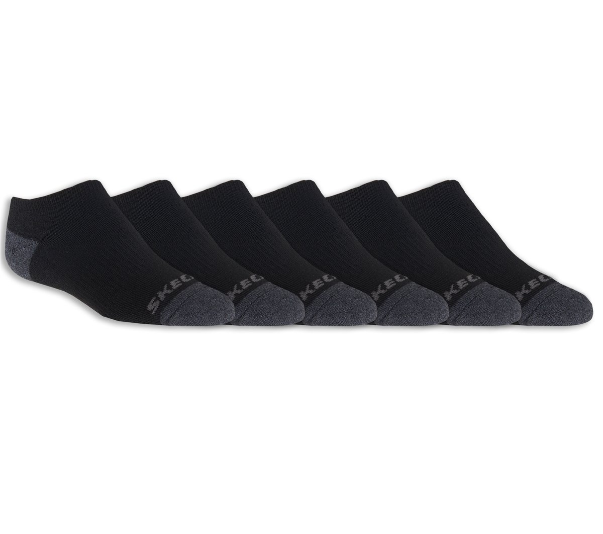 6 Pack Boys' No Show Socks
